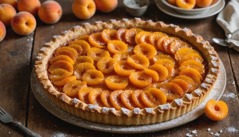 tarte rustique abricots